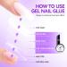 Gelike EC Milky White Gel Nail Glue 6-in-1 for French Nail Tips - 32ml - Buy Online on GoSupps.com
