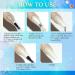MIZHSE Glitter Gel Nail Polish Kit - 6 Shimmering Colors with Nail Pen - 7ml*6 - Soak Off UV LED Lamp Included - Buy Online on GoSupps.com