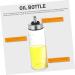 OUNONA 3 Pcs Lecythus Dispenser Cooking Oil Syrup Bottles Olive Oil Cruet Olive Oil Pour Bottle Glass Oil Eggs Baskets Ceramic Ketchup Bottle Sauce Jar Household Stainless Steel Honey 6X20CMx3pcs As Shownx3pcs - Buy Online on GoSupps.com