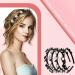 4 Pcs Rhinestone Double Layer Twist Headbands for Women - Elegant Hair Accessories for Wedding and Parties - Buy Online on GoSupps.com