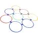 Sensory Training Hoops Free Combination Hopscotch Hoop Plastic Material Multipurpose 10PCS with 10 Buckles for Jumping Activities L 6.2x36cm - Buy Online on GoSupps.com