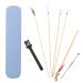 HAPINARY 1 Set Ear Picking Kit Home Tools Earbud Cleaning Kit Household Cleaning Tools Spiral Ear Wax Remover Wooden Ear Pick Ear Spiral Earwax Pick Professional Earwax Pickers Ear Cleaners