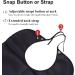 Washable Waterproof Adult Bib with Crumb Catcher - Funny Dog Design for Men, Women & Elderly - Buy Online on GoSupps.com