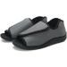 GWQDJ Diabetic Slippers for Men - Summer Adjustable Open Toe Sandals for Arthritis and Edema - Grey - Size 47 (Men 11/Women 11.5) - Buy Online on GoSupps.com