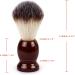 QSHAVE Handmade Pure Badger Hair Shaving Brush with Real Wood Base - Ideal for Wet Shave with Safety Razor or Double Edge Razor - Buy Online on GoSupps.com