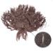 Fluffy Messy Tip Wig for Women - Curly Wavy Synthetic Wig with Corrugated Ponytail - 35cm Black - Buy Online on GoSupps.com