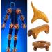 Traditional Wood Massage Set | Vietnamese Reflex Massage Device & Gua Sha for Full Body Relaxation - Natural Therapy Tool - Buy Online on GoSupps.com