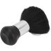 Qukaim Neck Dust Brush Hair Cutting Neck Dust Brush Ergonomic Black Face Neck Hair Dust Cleaning Brush for Home Salon - Buy Online on GoSupps.com