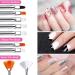 ANCLLO 15pcs Nail Art Brush Set - Professional Nail Painting & Dotting Tools for DIY Nail Design - Buy Online on GoSupps.com