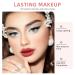 MAEPEOR Liquid Glitter Eyeshadow Set - 9 Long-Lasting Waterproof Colors for Smokey Eyes | Black Grey Silver - Smooth Creamy Texture - Buy Online on GoSupps.com