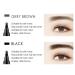 Microblading 2 Pack - Waterproof Fork Tip Eyebrow Pen for Long Lasting Results - Professional Fine Sketch Liquid Eye Brow Pencil in Black*2 - Buy Online on GoSupps.com