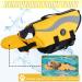 Emust Large Dog Swimming Vest - Ripstop Flotation Suit with Double Rescue Handles - XXL Yellow - Perfect for Pool & Water Adventures - Buy Online on GoSupps.com