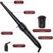 LURA Ceramic Tourmaline Curling Wand - 1/2-1 Inch Hair Curler with Adjustable Heat Settings for All Hair Types - International Shipping - Buy Online on GoSupps.com