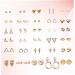 Adorainbow 30 Pairs Ladies Suits Stud Post Earrings for Women Moon Earrings Gold Filled Earrings Womens Earrings Animal Moon Star Shape Earrings Geometric Ear Rings Miss Small and Fresh - Buy Online on GoSupps.com