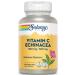 SOLARAY Vitamin C & Echinacea Root | Healthy Immune System Support w/ 500 mg VIT C & 300 mg Echinacea Per Capsule | Non-GMO & Vegan | 120 VegCaps 120 Count (Pack of 1)