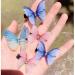 Colorful Chiffon Butterfly Hair Clips - Set of 20 | Non-Slip Organza Wings Ribbon Wrapped Alligator Barrettes for Women and Girls - Buy Online on GoSupps.com