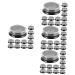 Didiseaon 80 Pcs Eye Shadow Box Nail Accessories Refillable Cosmetic Containers Compartment Boxes Flat Bottle Blackx4pcs 3.9x3.9cmx4pcs