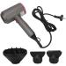 Hair Dryer Ionic Blow Dryer for Fast Drying Hair Dryer with Diffuser and Nozzle High Power Constant Temperature Ionic Hammer Shape Hair Blow Dryer for Household (US Plug 110V) - Buy Online on GoSupps.com