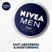 NIVEA Men Creme 75ml Intensive Moisturising Cream with Vitamin E and Aloe Vera - Fast Absorbing Face, Body, and Hand Cream - Pack of 1 - Buy Online on GoSupps.com