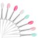 8Pcs Silicone Lip Brushes Lipstick Applicator Brushes Makeup Brush Perfect Applicators for Cream Lip Mask Eyeshadow and Lipstick (Multicolor)