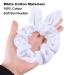 Mrriyai White Hair Tie Scrunch - 8 Elastic Ponytail Holders for Women & Girls | Stylish Hair Accessories - Buy Online on GoSupps.com