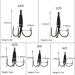 Snagging Weighted Treble Fishing Hooks 2pcs/Pack - 5 Sizes Available, 0.7oz to 2.8oz, 14/0 - High Quality Hooks for Effective Fishing - Buy Online on GoSupps.com