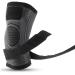 Compression Knee Brace with Double Straps - Breathable & Flexible XL Sleeve for Running Basketball & Volleyball - Buy Online on GoSupps.com