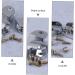 Artibetter 6pcs Glass Clip Desk Partition Clamp Glass Railing Glass Clamps Adjustable Glass Tray Laminate Clamp 2.3X2.2cm Silver - Buy Online on GoSupps.com
