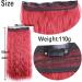 iLUU 24" 110g Long Corn Wave #119 Copper Red Fashion Color Clip on Hair Extensions Heat-resisting Fiber Synthetic Hair Pieces Deep Wave Clip in Hair Extensions for Party #119-copper red - Buy Online on GoSupps.com