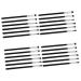 FRCOLOR 24 Pieces Flat Eyebrow Brush Eyelash Brush Flat Thin Eyeliner Brush Cosmetic Brush Flat Concealer Brush Eyebrow Makeup Brush Wooden Handle Flat Tool Travel