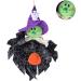 HOMSFOU 1 Pc halloween puppet ornaments halloween home decor halloween decorations light house decorations for home ghost decor halloween pumpkin decorations scarecrow ornaments household Black 34x33x3cm - Buy Online on GoSupps.com
