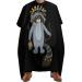 Indian Raccoon Panda Professional Hair Cutting Cape Apron Salon Haircut Barber Hairdressing with Snap Closure
