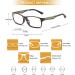 Duco 223T Ergonomic Gaming Glasses - Blue Light Protection Transparent Lens Full Edge Design Brown - Buy Online on GoSupps.com