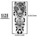 9 Sheets Half Arm Temporary Tattoos Stickers for Men or Women - Lion Tiger Sleeve Skull Wolf Fake Tattoos - Buy Online on GoSupps.com