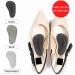 Arch Support Shoe Inserts for Women - 12 Gel Foot Arch Supports for Plantar Fasciitis Relief - Reusable Arch Pads in Black, Beige, Clear - 12 Count Pack - Buy Online on GoSupps.com
