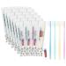 Disposable toothbrush hotel toothbrush set disposable toothbrush and toothpaste individually packaged 4 colors tender and practical suitable for hotel at home camping travel (40 pieces)