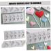 COLLBATH 2pcs Baking Mold/Cake Mold Lollipop Chocolate DIY Candy Mould Sucker Jelly Shaped Maker Fudge Heart Cake Mold Heart-Shaped Heart Silicone Lollipop molds White - Buy Online on GoSupps.com