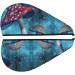 Fantasy Mushrooms Microfiber Hair Towel | Super Absorbent Coral Velvet Wrap for Long Curly & Thick Hair - Buy Online on GoSupps.com