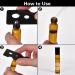 10ml Roll On Bottle - Set of 10 Empty Glass Bottles for Essential Oils Perfume & Fragrance - Refillable with Stainless Steel Balls (Brown) - Buy Online on GoSupps.com