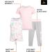 RBX Girls' Pink Be Strong Activewear Set - Short Sleeve Performance T-Shirt, Tank Top, and Capri Leggings (4-12) - Buy Online on GoSupps.com