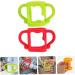 ibasenice 2pcs Silicone Bottle Handle Bottle Handle Milk Bottle Accessories Milk Bottle Handles Silicone Bottle Handle Milk Bottle Grips Feeding Bottle Newborn Feeder 13.00X7.00X6.50CM Assorted Color - Buy Online on GoSupps.com