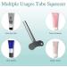 Jbnmvc 12 Metal Tube Squeezer Toothpaste Squeezer Metal Tube Roller Paint Squeeze Gadget - Buy Online on GoSupps.com