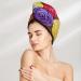 Buy Brightly Colored Cupcakes Microfiber Hair Towel | Soft Super Absorbent Quick Dry Coral Velvet Wrap for Long Curly & Thick Hair - International Shipping - Buy Online on GoSupps.com