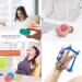Dairf Hand Trainer & Finger Trainer Kit - Egg-Shaped Grip Balls (3 PCs) + Finger Trainer for Hand Strengthening Pressure Relief & Rehabilitation | International Shipping Available - Buy Online on GoSupps.com