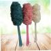 Buy Wooden Long Handle Bath Flower Sponge Set | Exfoliating Shower Balls & Towels - 3pcs for Ultimate Bath Experience - Buy Online on GoSupps.com