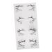 IWOWHERO 4 Pairs Halloween Eyeliner Stickers Eyeliner Stencil Sticker Black Eyeshadow Makeup Stickers Pvc