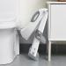 SKYROKU Potty Training Seat with Step Stool Ladder  Toddler Potty Seat for Kids and Toddler Boys Girls  Splash Guard and Safety Handles (Grey) Gray - Buy Online on GoSupps.com