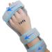 ORANDESIGNE Resting Hand Splint Night Wrist Thumb Immobilizer Support for Pain Tendinitis Sprain Fracture Arthritis Dislocation-Left