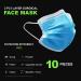 Buy 3-Ply Face Masks with Elastic Ear Loops - Pack of 10 | International Shipping Available - Buy Online on GoSupps.com