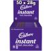 Cadbury Instant Hot Chocolate Sticks 28g | Pack of 50 | Just add water